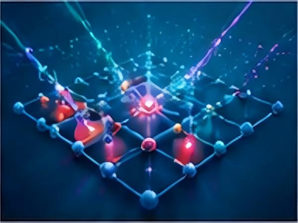 Overlapping multicolor emission peaks visualize the adjustable optical response of quantum dots.