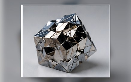 Reflective faceted compound crystal representing composition-controlled material for optical and electronic thin-film deposition.