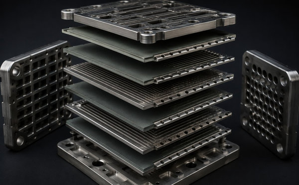 Ceramic electrolyte cells and metallic interconnects of a disassembled fuel cell stack